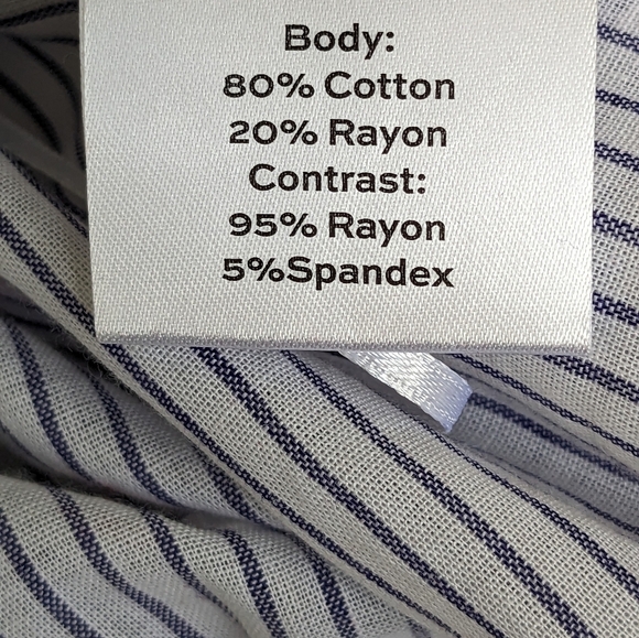 Draper James RSVP Stars Print Bodysuit Shirt Large - Picture 6 of 7